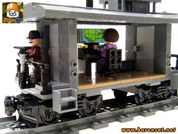 Gi Joe Caboose Opens Lego moc